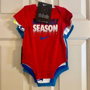 3-Pack Nike Onesies